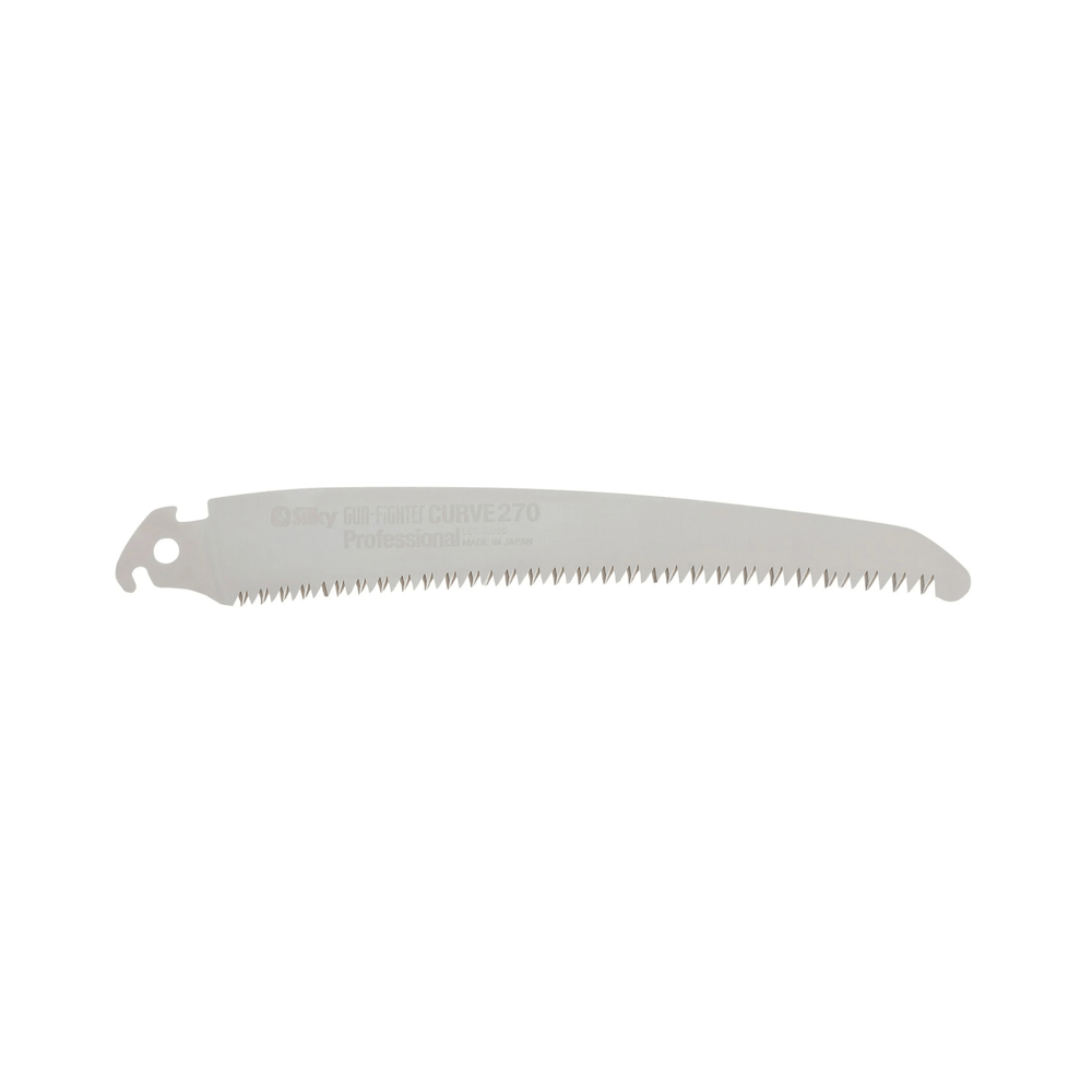 Silky Gunfighter replacement saw blade for precision tree cutting, available in 270mm length for professional tree surgeons.