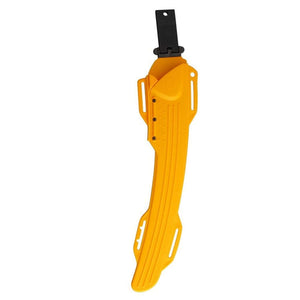 Sugoi Arborist Hand Saw blade sheath in bright yellow, designed for tree surgeons and professional pruning.
