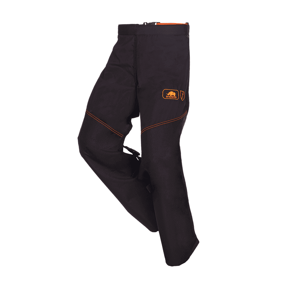 SIP Protection Brushcutting Chaps for tree surgeons, featuring durable nylon and Kevlar reinforcement, adjustable straps.