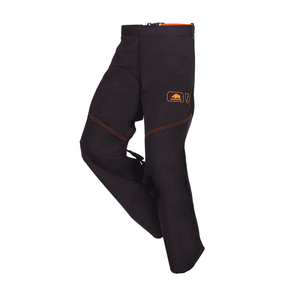 SIP Protection Brushcutting Chaps for tree surgeons, featuring durable nylon and Kevlar reinforcement, adjustable straps.