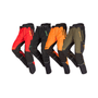 SIP Protection Canopy AIR-GO chainsaw trousers in red, orange, black, and green for tree surgeons, showcasing ventilation and movement.