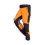 Canopy W-AIR Chainsaw Trousers Type C in orange and black, designed for tree surgeons and arborists for safety and comfort.