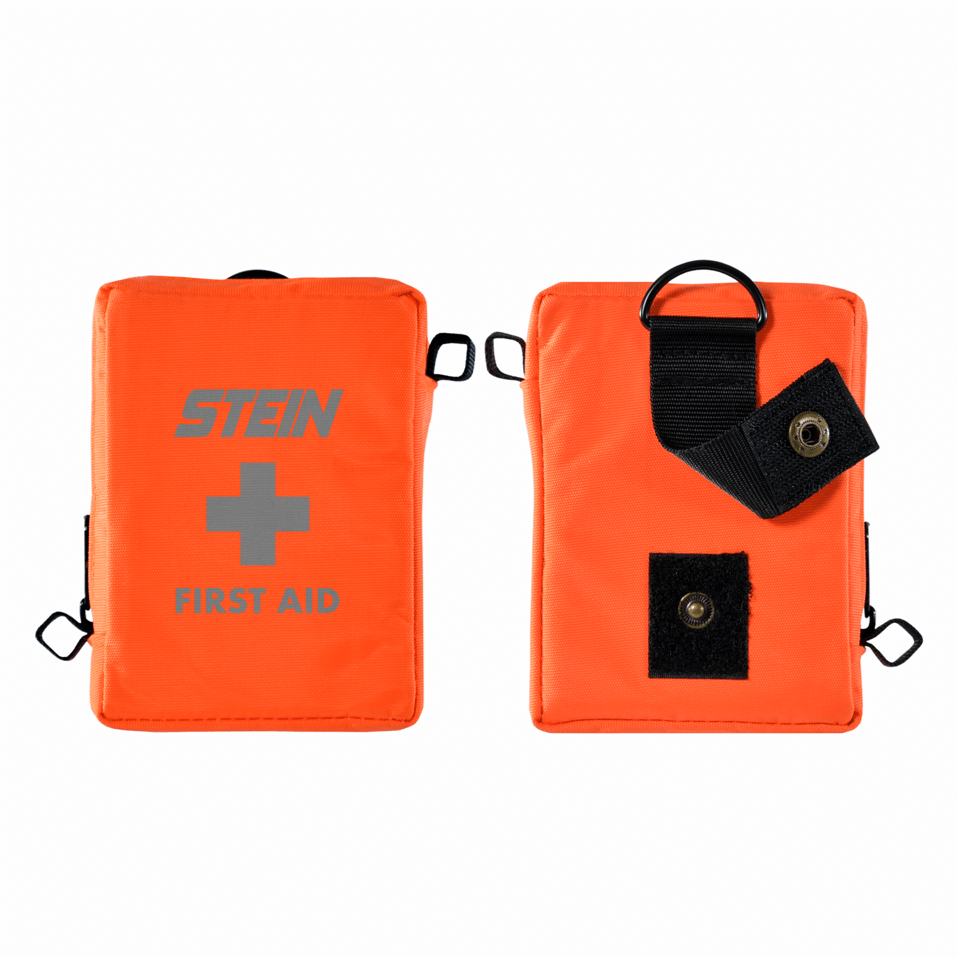 STEIN SOLO Plus Personal First Aid Kit for arborists, compact and weather-resistant essential safety gear.