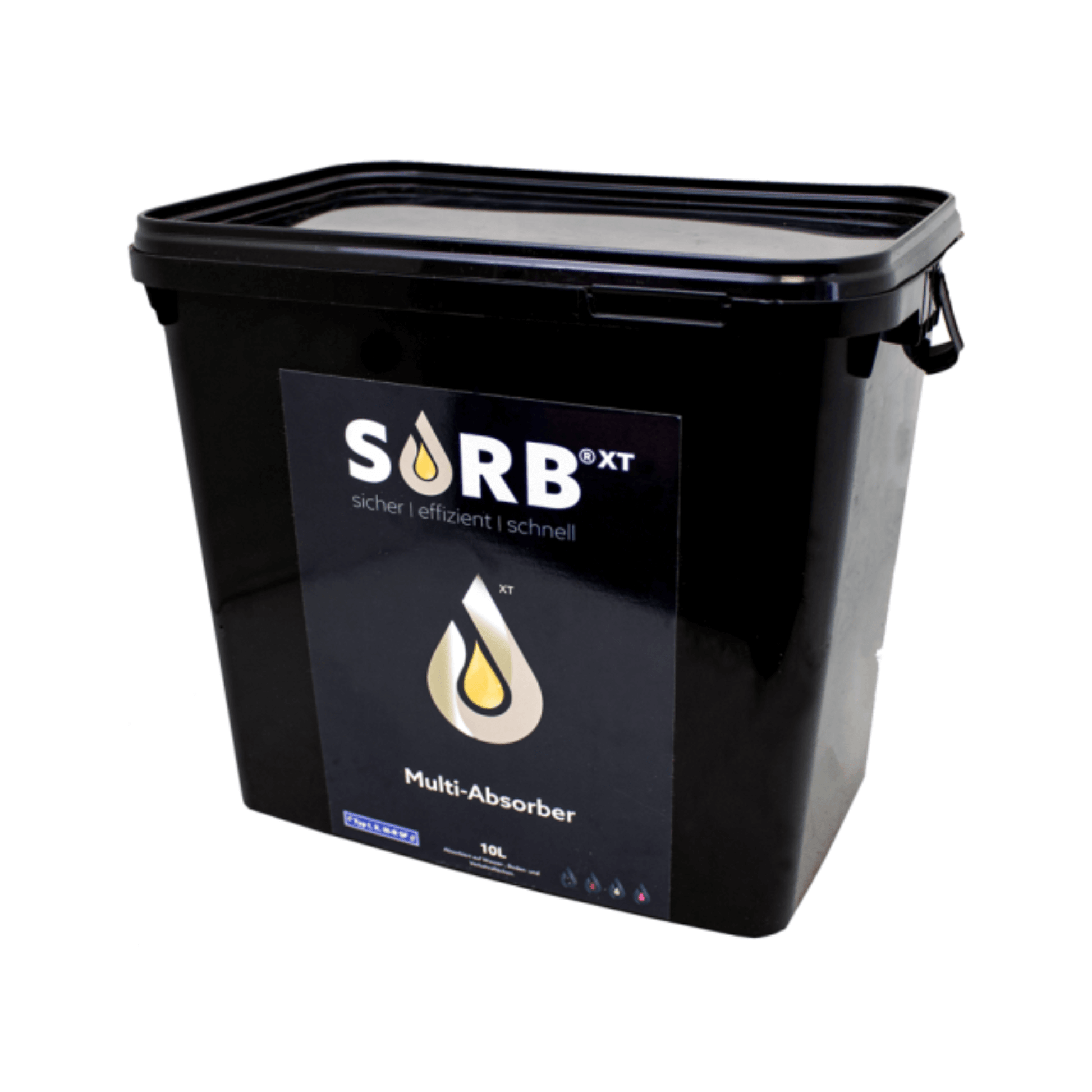 XT 10L Bucket Organic Binder - SORB XT container for effective liquid absorption and eco-friendly spill management.