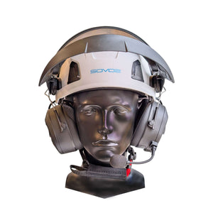 SOVOS Chainsaw Helmet Kit with interchangeable shell cover system, designed for tree surgeons and customizable safety.