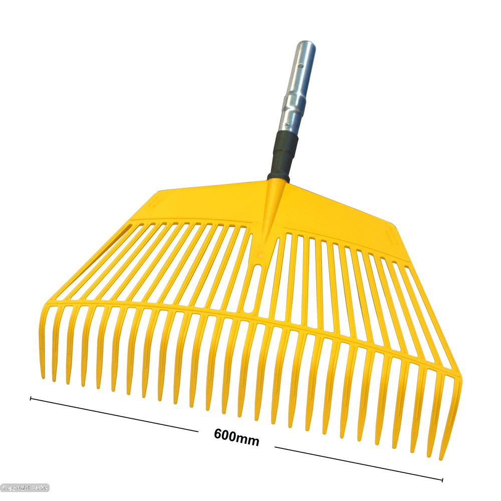 STEIN 2 in 1 Plastic Debris Rake Head, 600mm wide, ideal for tree surgeons and effective debris removal.
