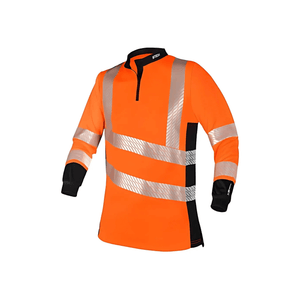 X25 VENTOUT Hi-Viz Orange Long Sleeve shirt with reflective stripes for Tree Surgeons and Rail Workers.