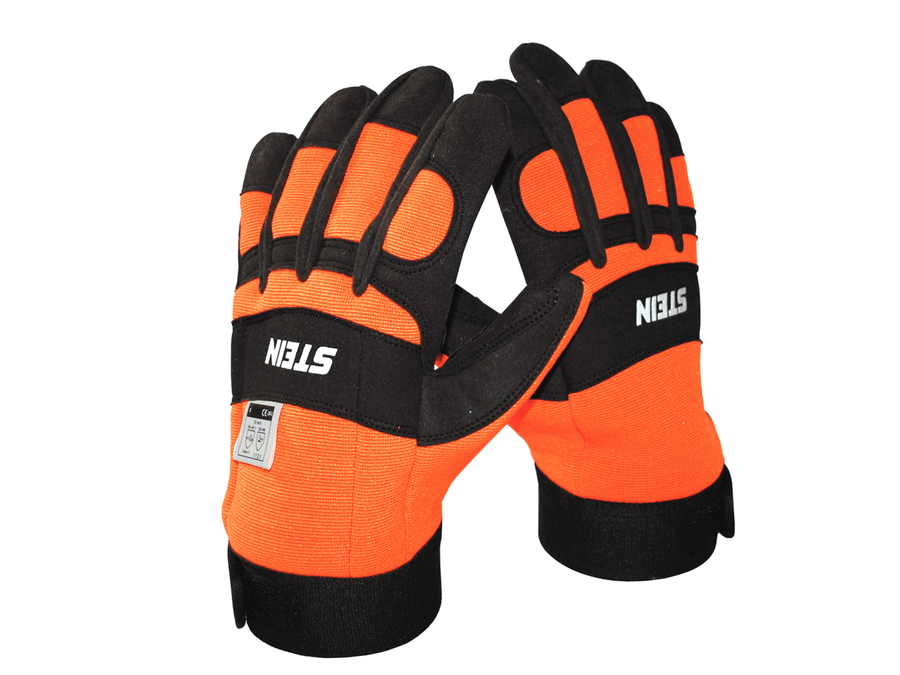 Left-hand chainsaw protection