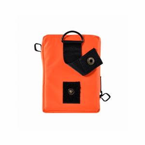 STEIN SOLO Personal First Aid Pack for tree surgeons, featuring bright orange durable material and practical design.