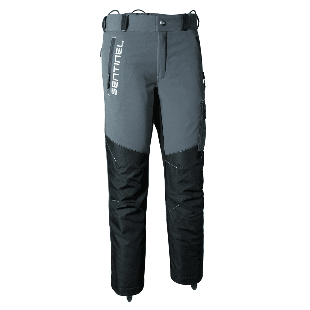 Sentinel Chainsaw Trousers Type A for tree surgeons, designed for safety, durability, and comfort during forestry tasks.