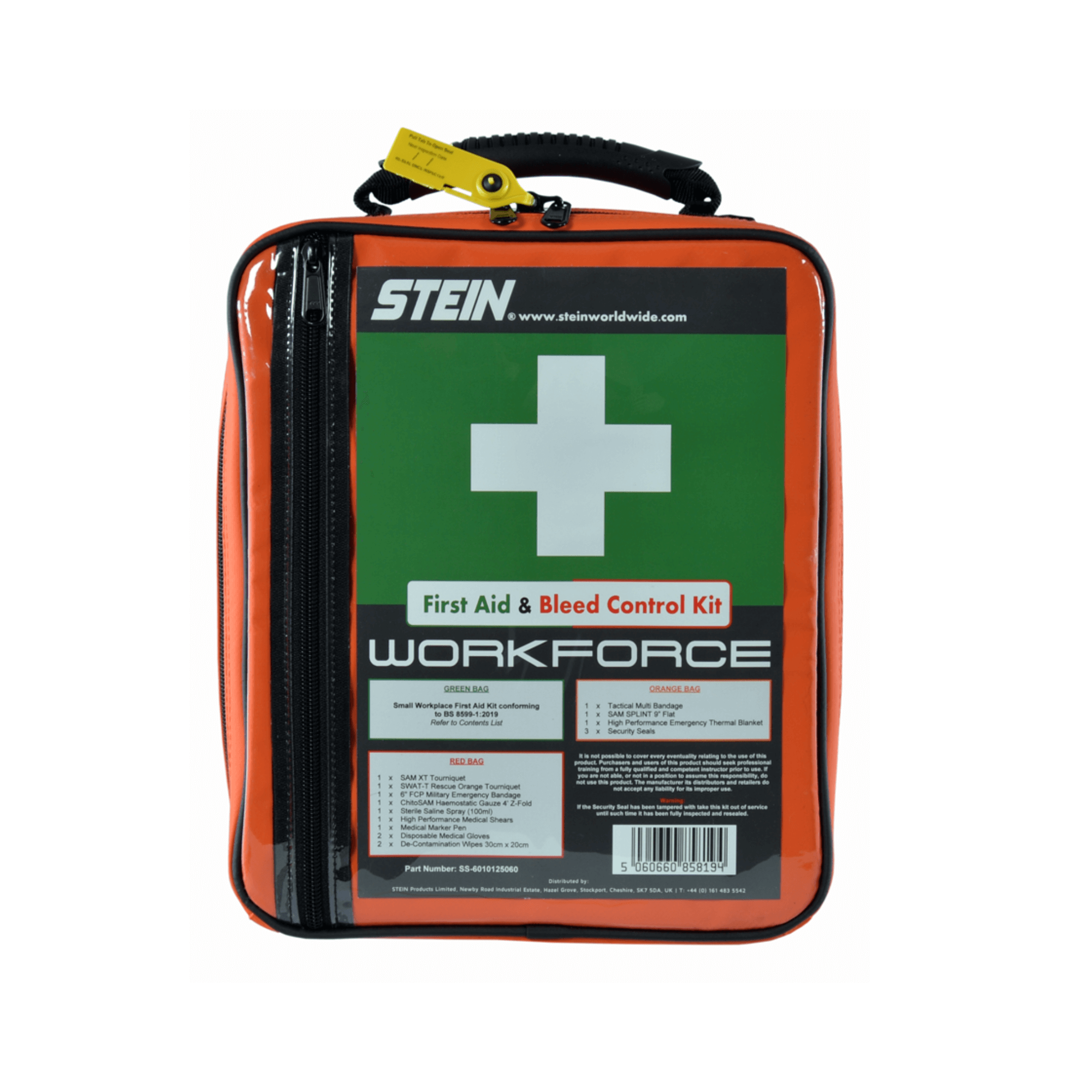 First Aid Kit For Bleeding Stein WORKFORCE – First Aid & Bleed Control Trauma Kit