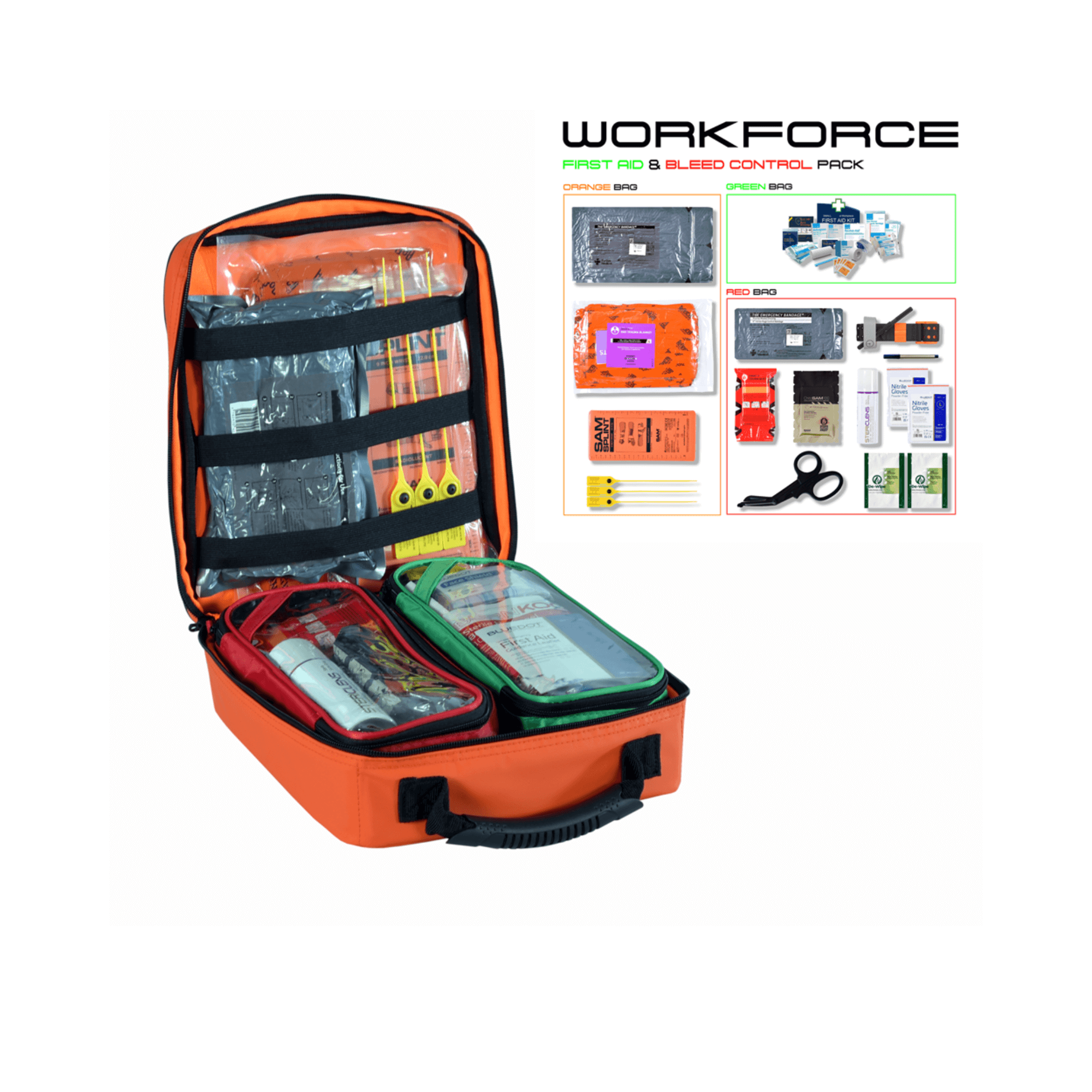 Stein WORKFORCE – 急救與止血創傷急救包