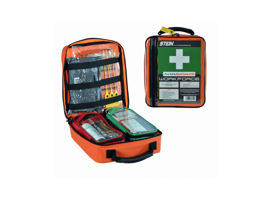 Two colour-coded internal bags