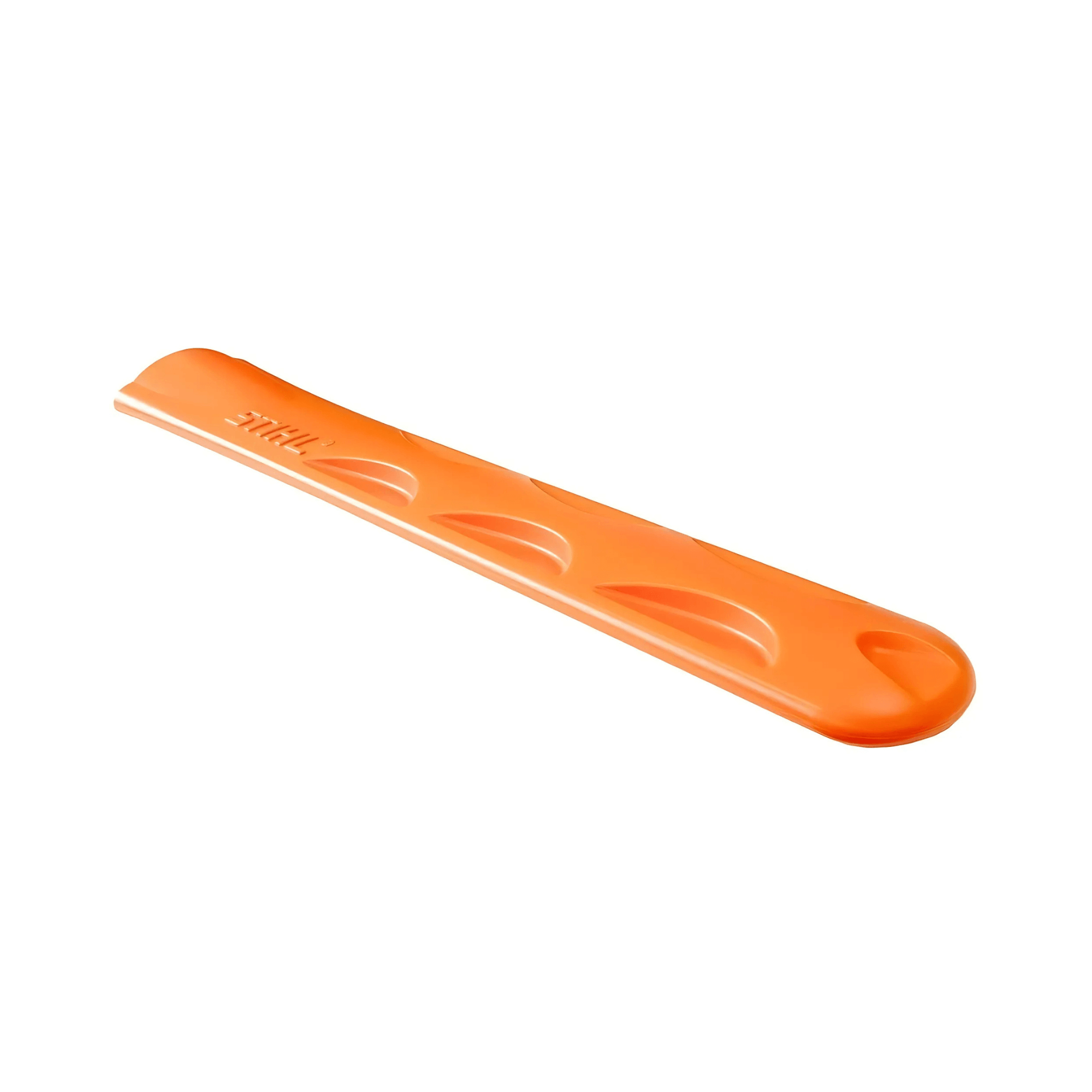 Orange replacement scabbard for STIHL hedge trimmer, compatible with 24" and 30" blades, ideal for tree surgeons.