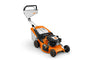STIHL RM 253 T self propelled petrol lawn mower for easy lawn care, ideal for tree surgeons and garden maintenance.