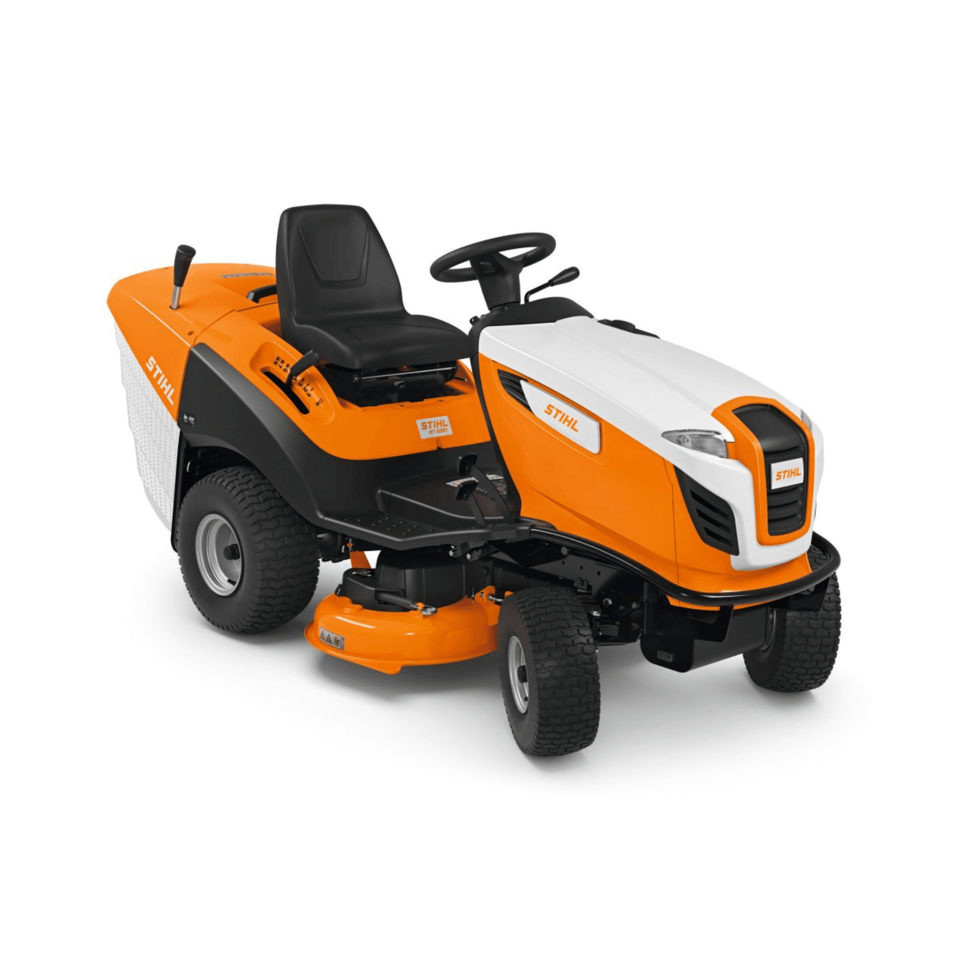 STIHL RT 5097 5 Series Petrol Ride on Lawn Mower for efficient mowing of large areas.