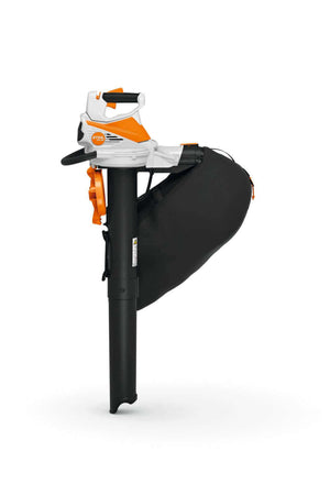 Tree surgeon's equipment, a powerful leaf blower and vacuum, ideal for efficient garden and landscape maintenance.
