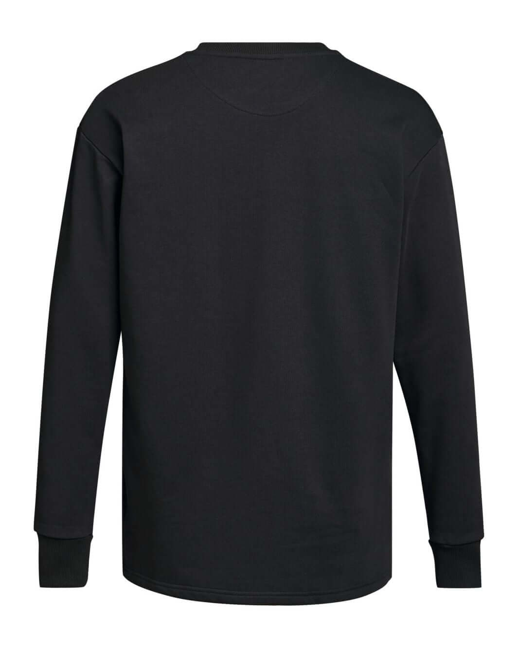 Back view of the STIHL TIMBERSPORTS Small Axe Sweatshirt in dark grey, ideal for tree surgeons and lumberjack fans.