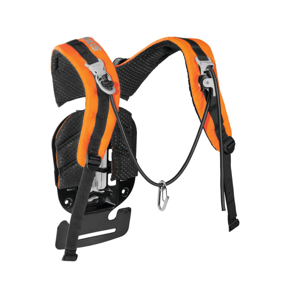STIHL ADVANCE X-FLEX HT/HL Elastic Harness for tree surgeons, offering comfort and control for pole pruners and hedge trimmers.