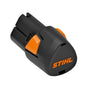 STIHL AS 2 Battery for system tools, black with orange accents, showing the STIHL logo on the front.