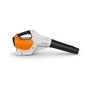 STIHL BGA 160 cordless garden leaf blower. Powerful, battery-operated. 
Ideal for clearing leaves and garden debris.  Ergonomic design, quiet operation. Grey and orange.