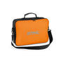 STIHL battery carry bag designed for tree surgeons, fits 2 x 36v batteries and 1 charger, safe storage and transport.
