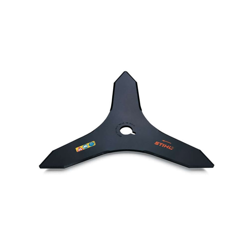 STIHL 300mm Brush Knife (10-pack). Durable steel blade for clearing tough grass, scrub, and hedges with brushcutters