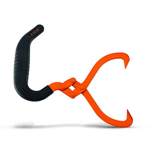 STIHL FP 20 Hand Lifting Tongs: durable steel, high grip, 200 kg capacity for tree surgeons lifting heavy objects.