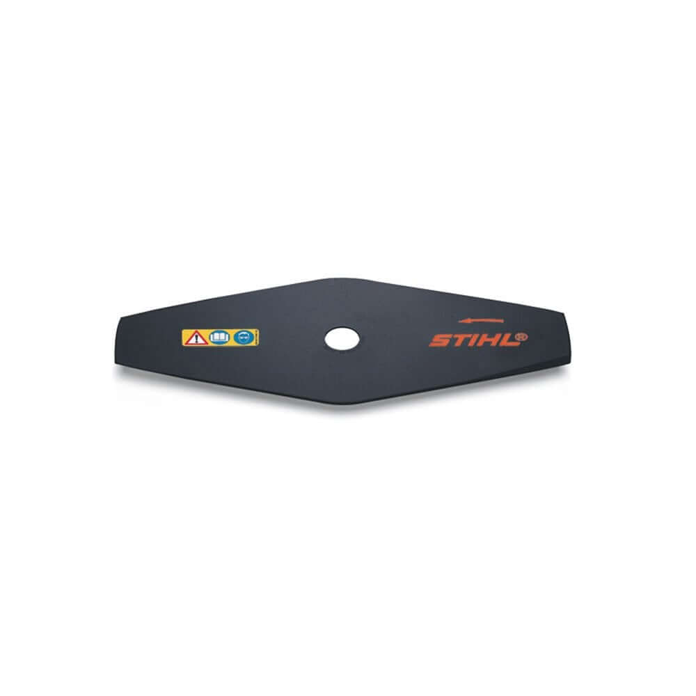 STIHL grass cutting blade designed for efficient use with brush cutters, ideal for tree surgeons and landscaping.