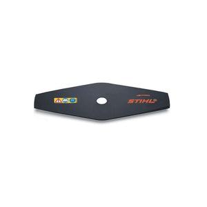 STIHL grass cutting blade designed for efficient use with brush cutters, ideal for tree surgeons and landscaping.