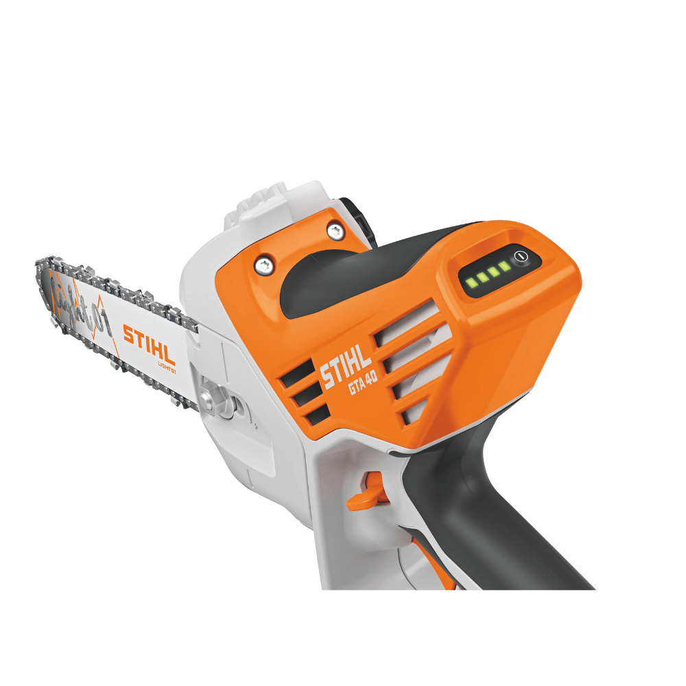 STIHL GTA 40 cordless pruner, ideal for tree surgeons, featuring a powerful battery and advanced design.