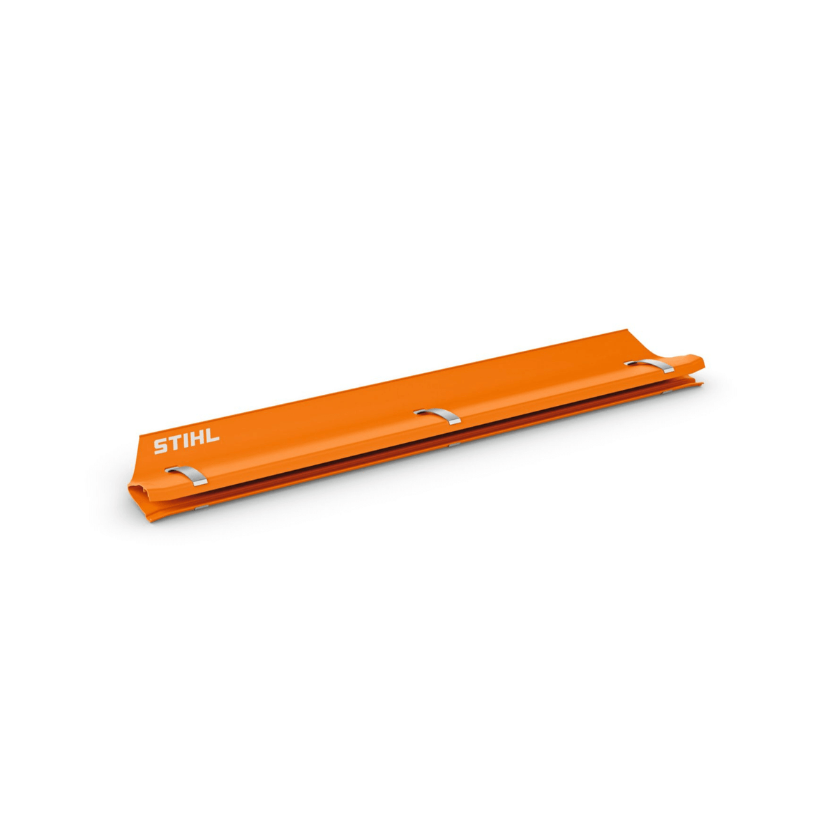 STIHL catcher blade for hedge trimming, designed for tree surgeons to simplify cleanup and efficiently collect trimmings.