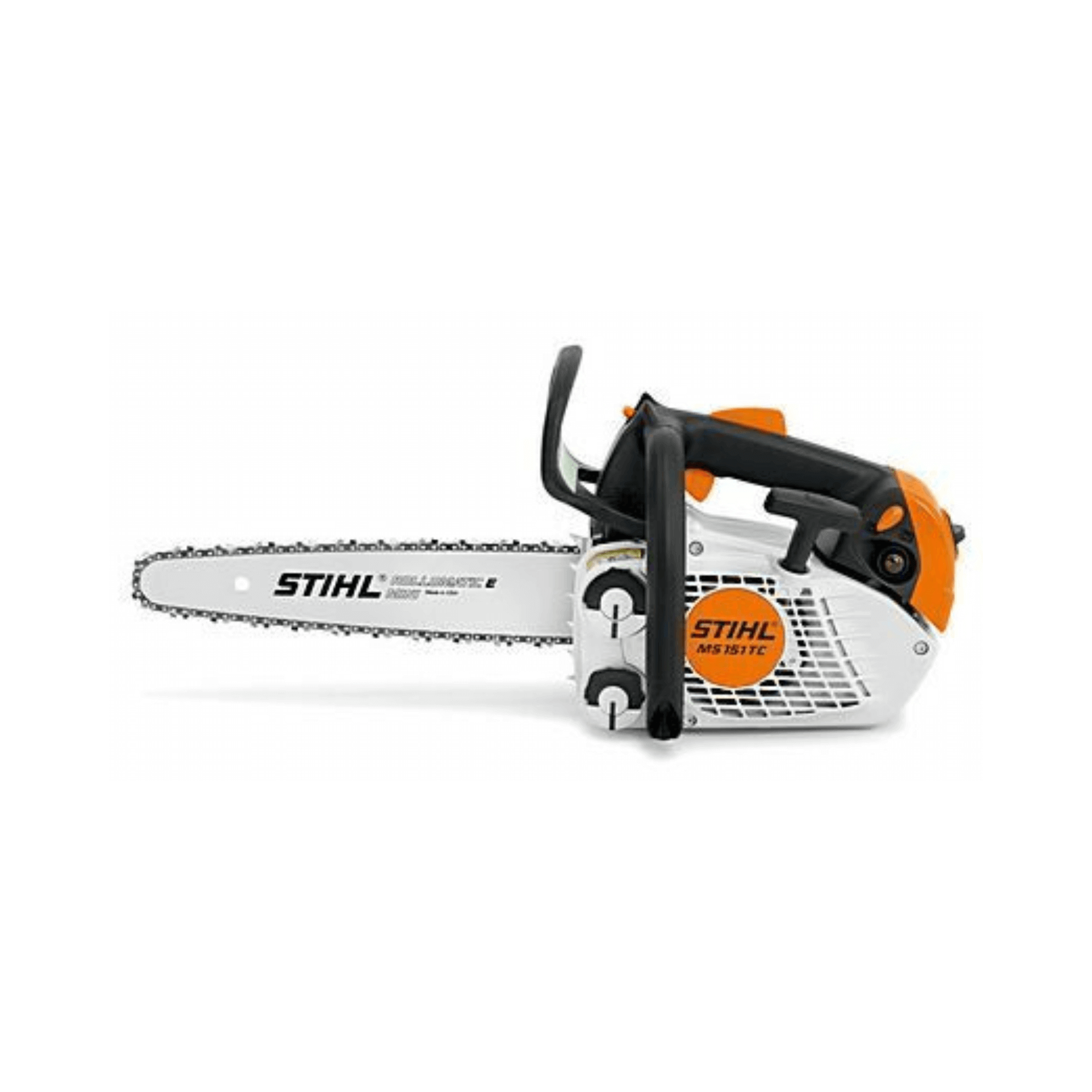 STIHL MS 151 TC-E Petrol Chainsaw, light and efficient for tree surgeons and arborists.