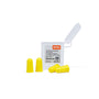 STIHL machinery ear plugs in a container, ideal for tree surgeons, providing noise cancellation and comfort.