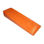 STIHL plastic tree felling wedge in bright orange, designed for tree surgeons to safely cut and fell wood.