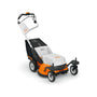 STIHL RMA 765 V cordless lawn mower designed for professional grounds maintenance and tree surgeon needs.