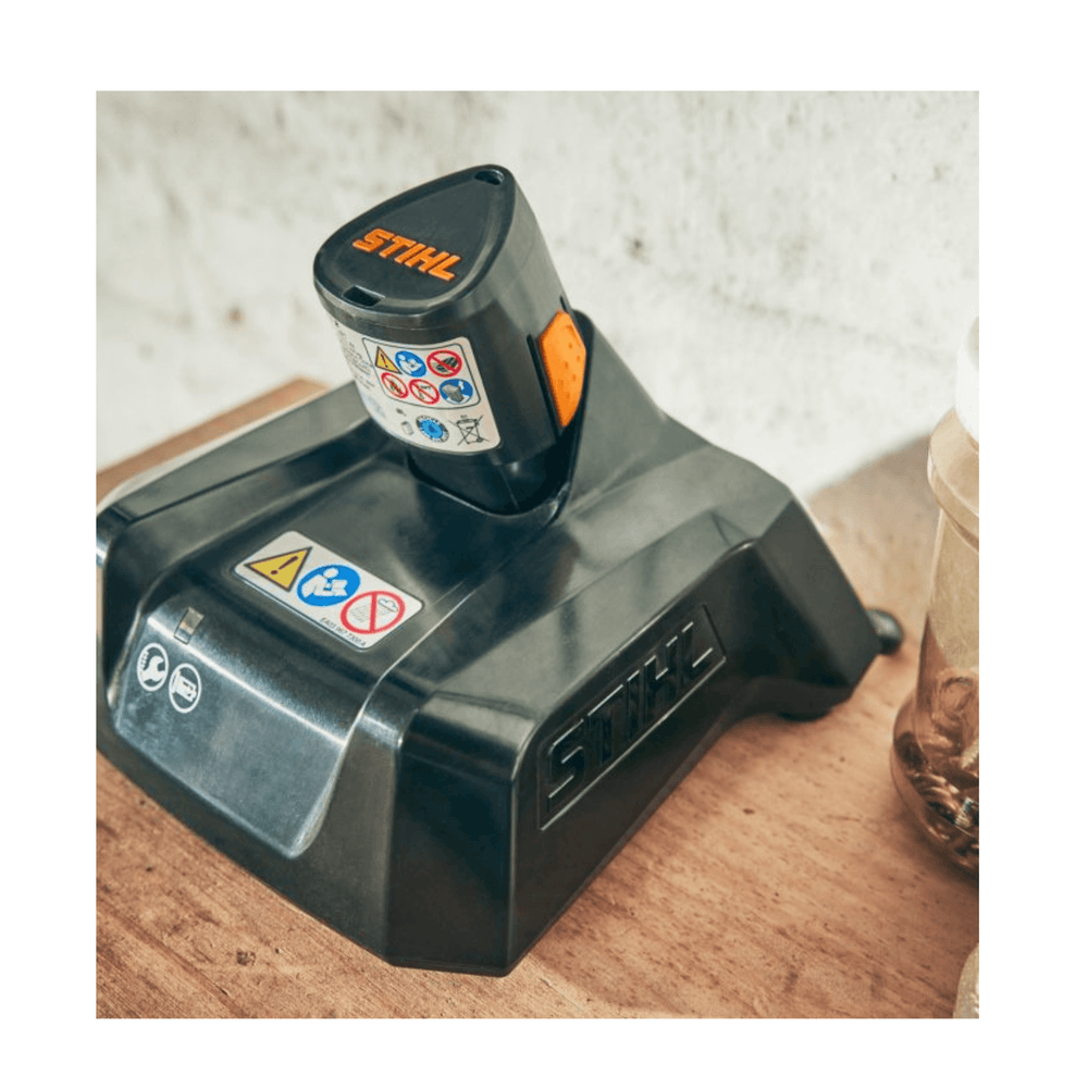 STIHL SEA 20 Cordless Hand Vacuum base with battery, ideal for tree surgeons and compact cleaning tasks.