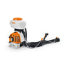 STIHL SR 450 petrol backpack mist blower, ideal for tree surgeons, offering powerful and versatile spraying and dusting capabilities.