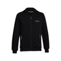 STIHL Logo Hoodie Jacket in black, featuring zip pockets and ElastoStart zip, perfect for tree surgeons and everyday comfort.