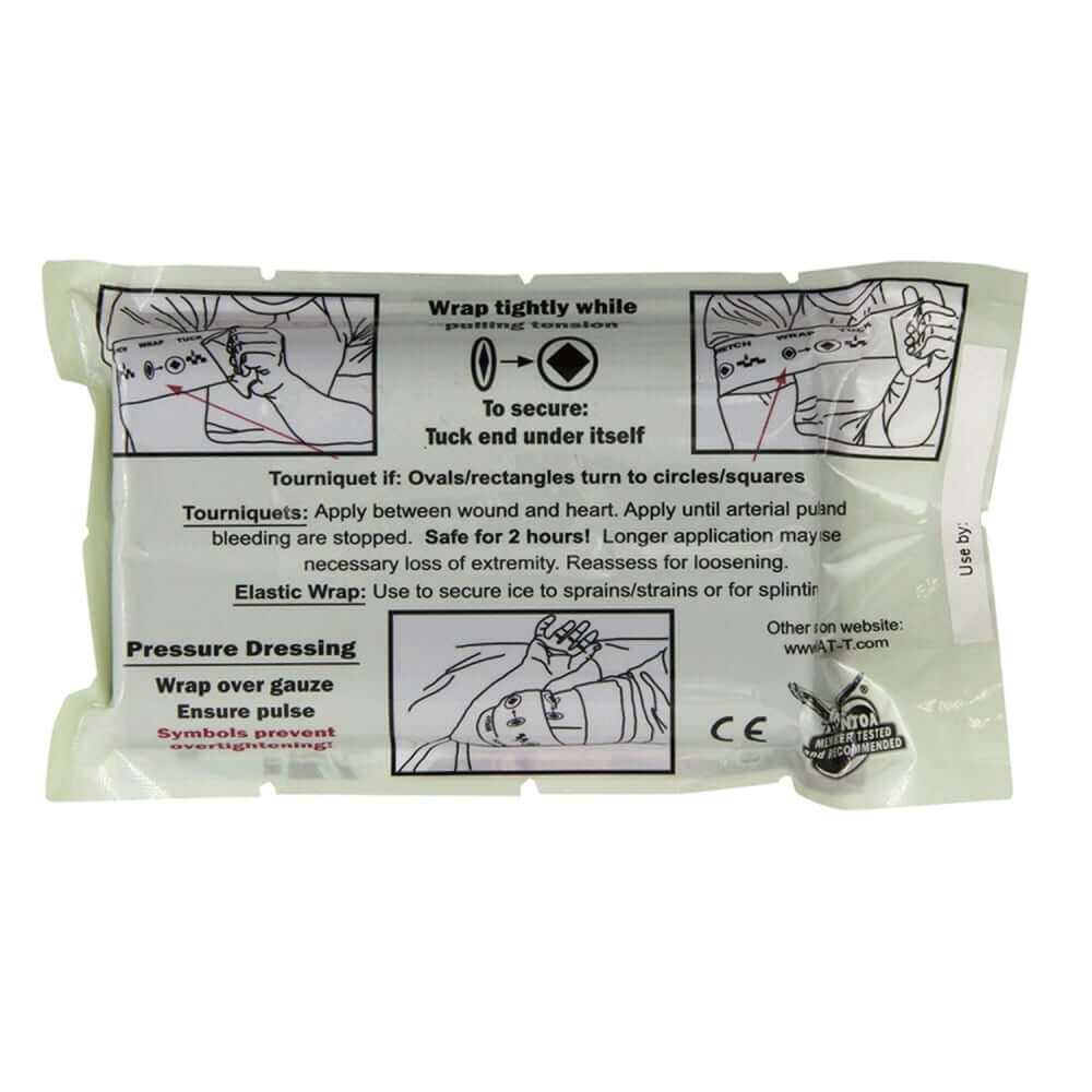 Instructions for using the SWAT-T Rescue Tourniquet for effective wound management and emergency care.