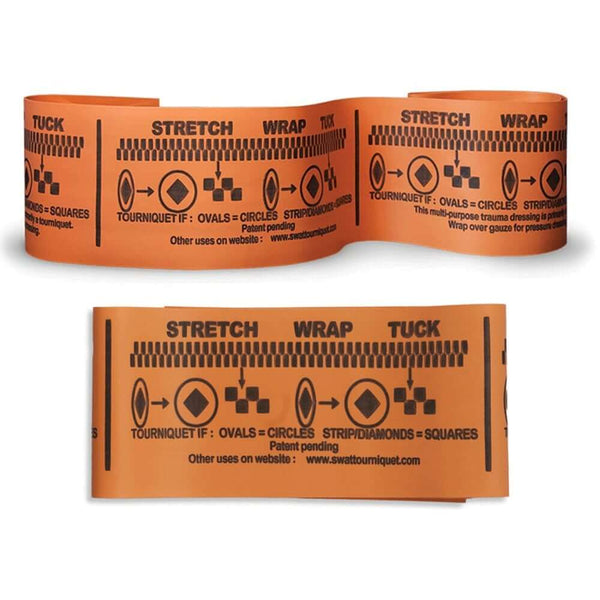 SWAT-T Rescue Orange Tourniquet, lightweight, multi-use medical device for emergency care, easy to apply, Tree Surgeon.
