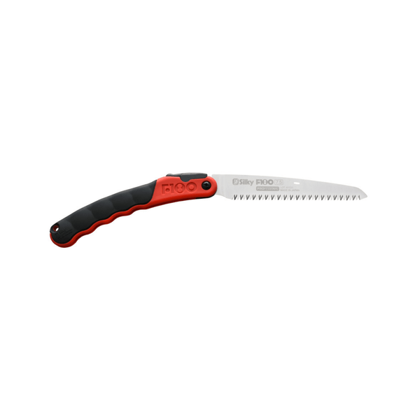 F180 Folding Handsaw with rubberized handle, designed for tree surgeon performance and effective cutting.
