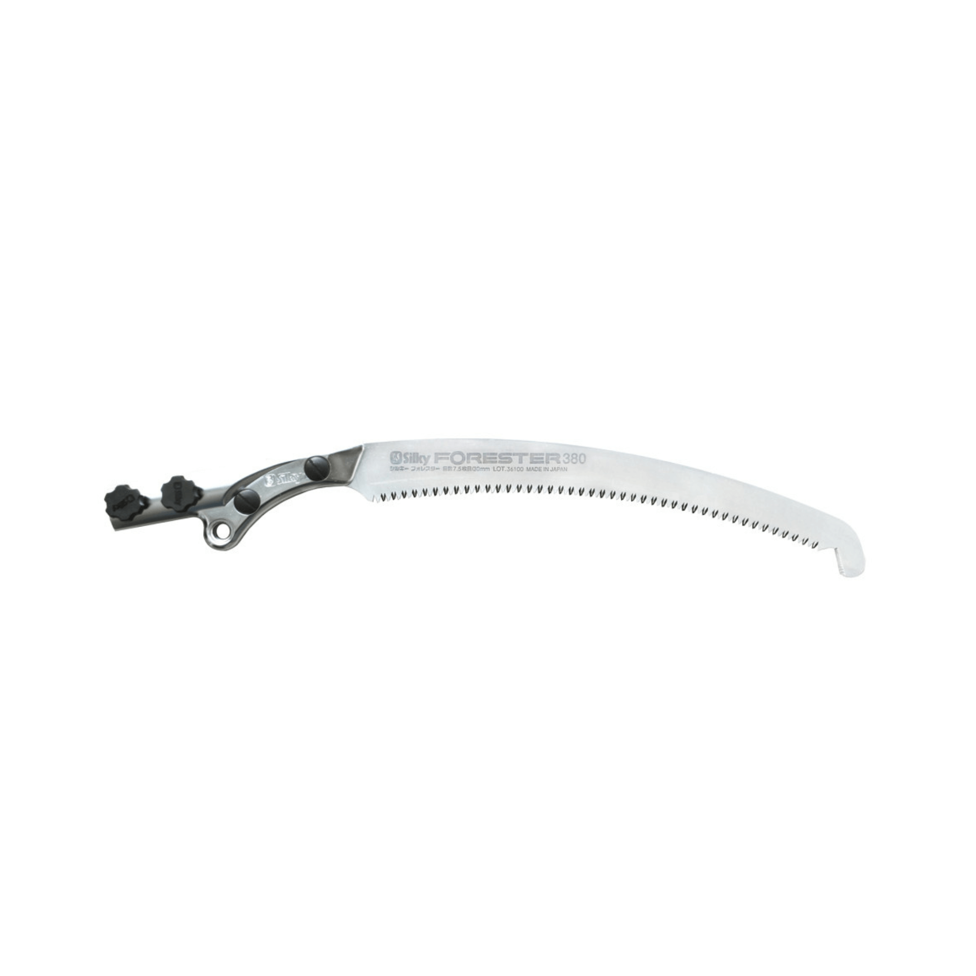 Forester Telescopic Tree Pruning Pole Saws with a curved blade for efficient cutting and pruning.