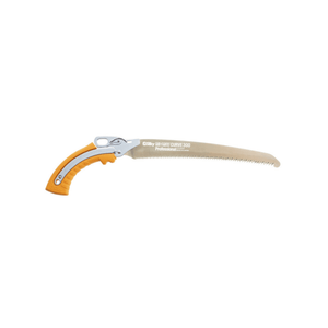 Gunfighter Curved Professional Pruning Saw with curved blade and ergonomic grip for tree surgeons and arborists.