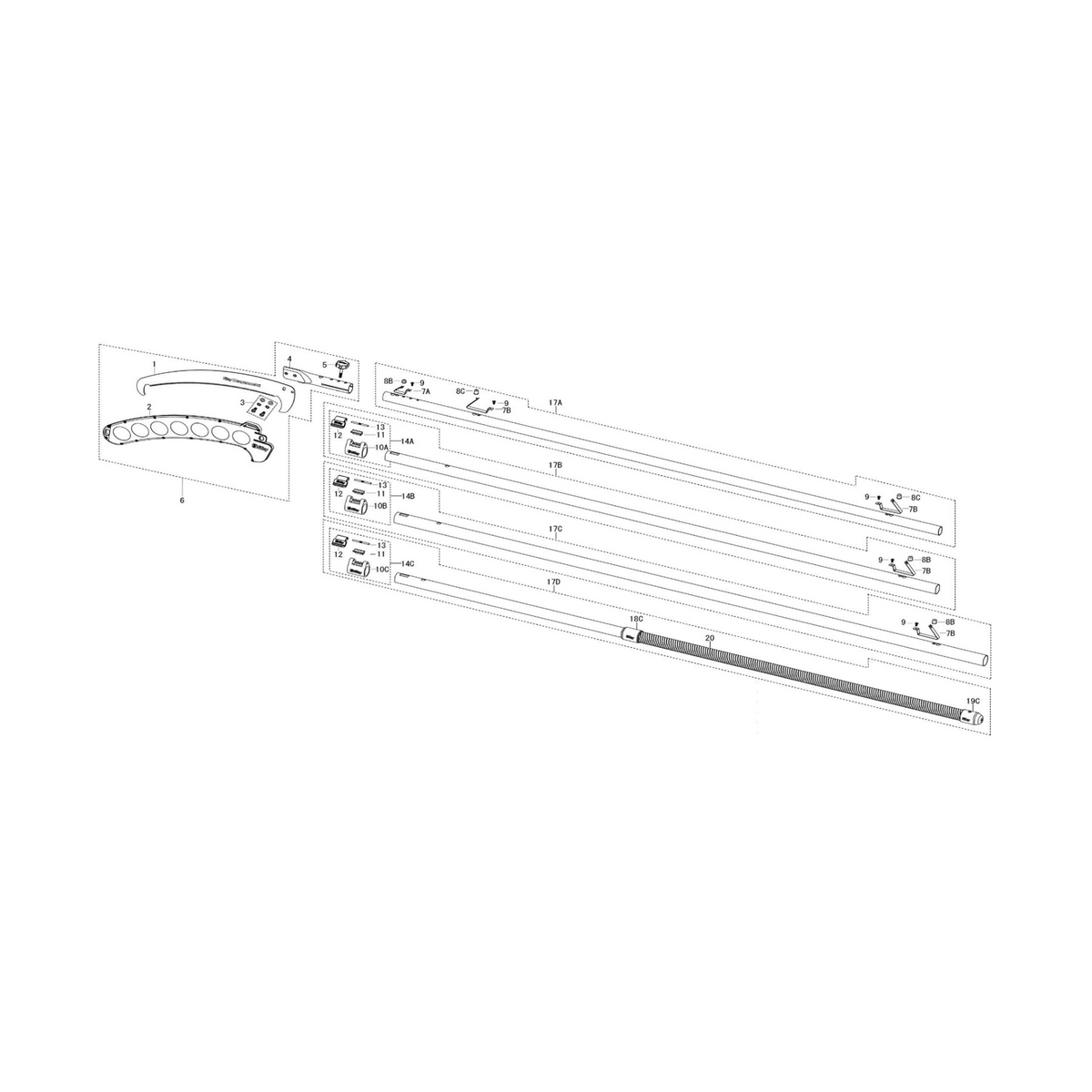 Hayauchi 6.3 Replacement Parts