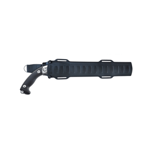 Ibuki Hand Saw 390mm with black handle and cover, ideal for tree surgeons and heavy-duty cutting tasks.