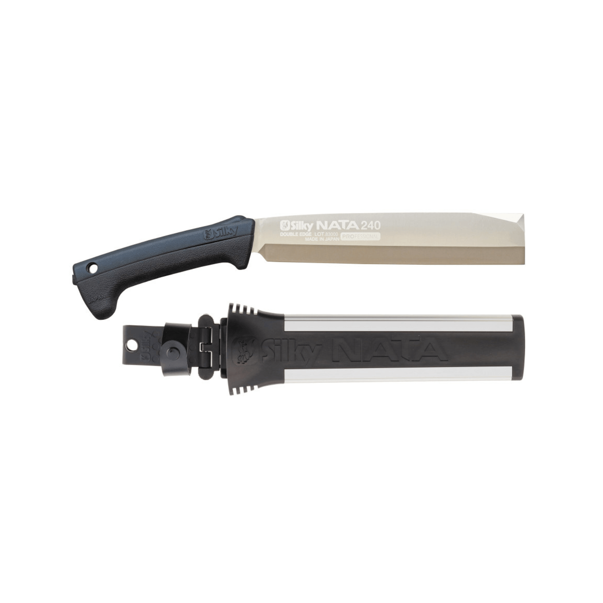 NATA Double Edge Machete and sheath, ideal for tree surgeons and outdoor tasks.