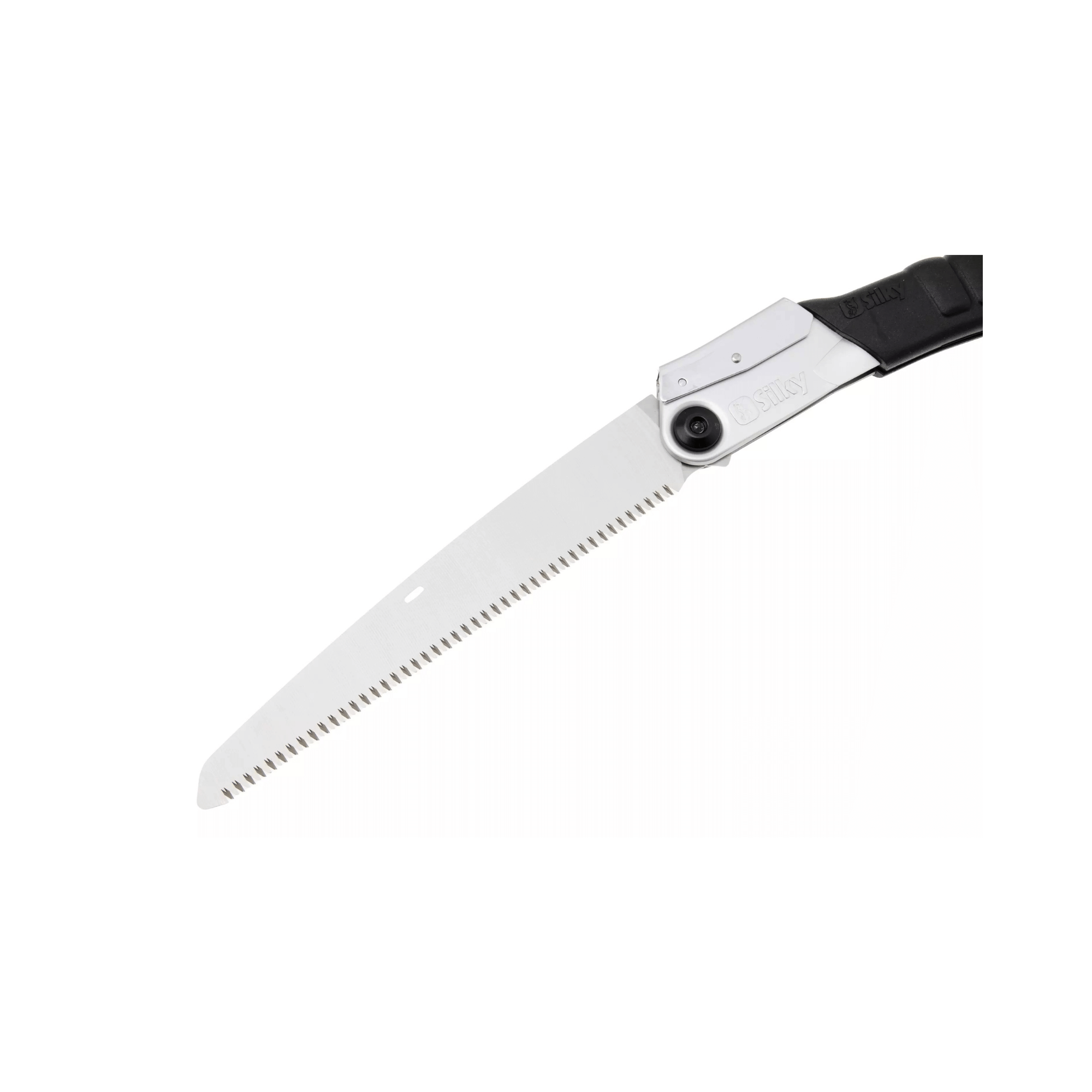 Super Accel Fine Teeth Folding Pruning Saw 210mm blade featuring fine teeth for efficient cutting.