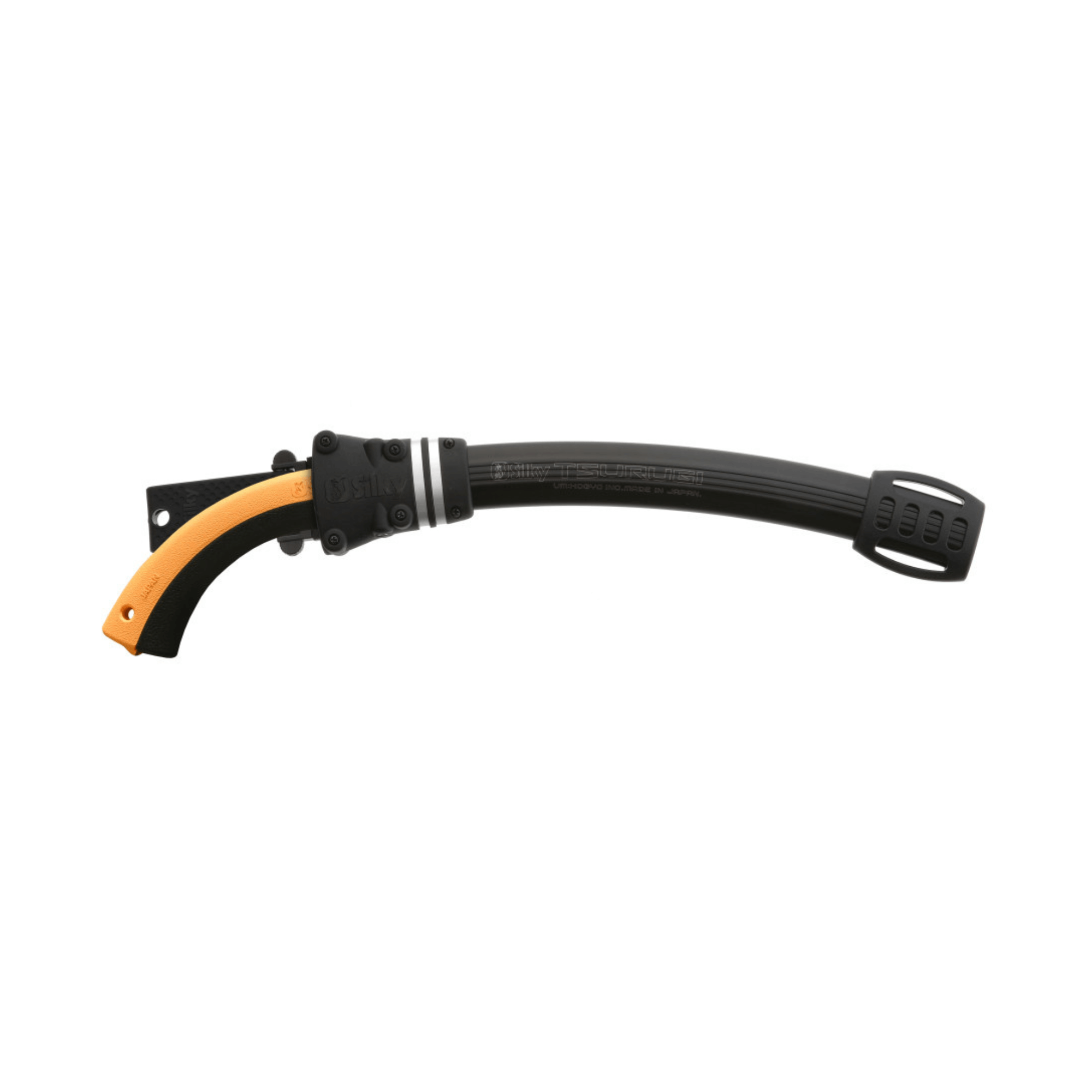 Silky Tsurugi Curve Pruning Saw tool showcasing its innovative design for arborists and tree surgeons.