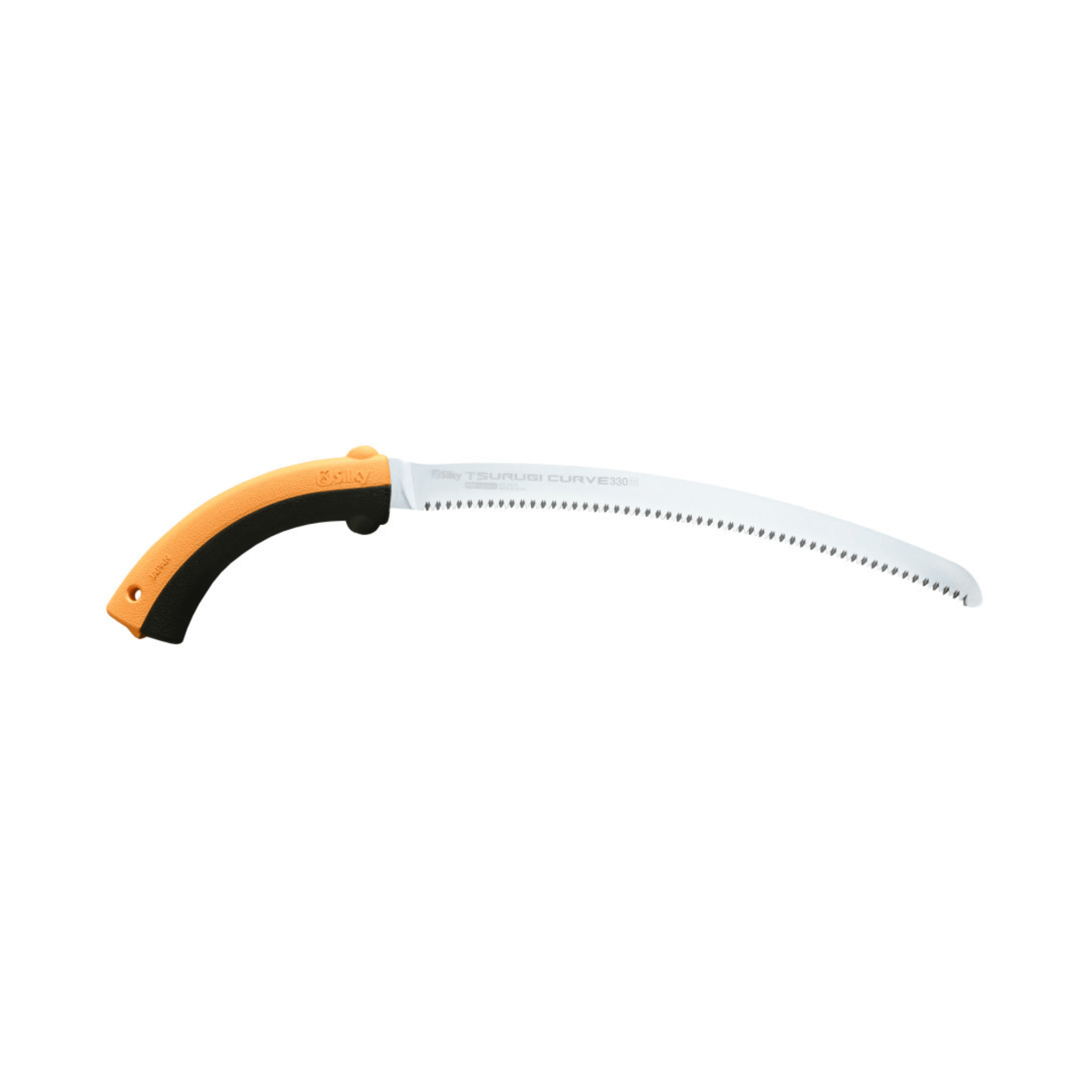 Tsurugi Curve Pruning Saw, 270 mm blade, designed for arborists and tree surgeons, efficient cutting power and balance.